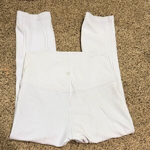 Lululemon White High-Rise Leggings